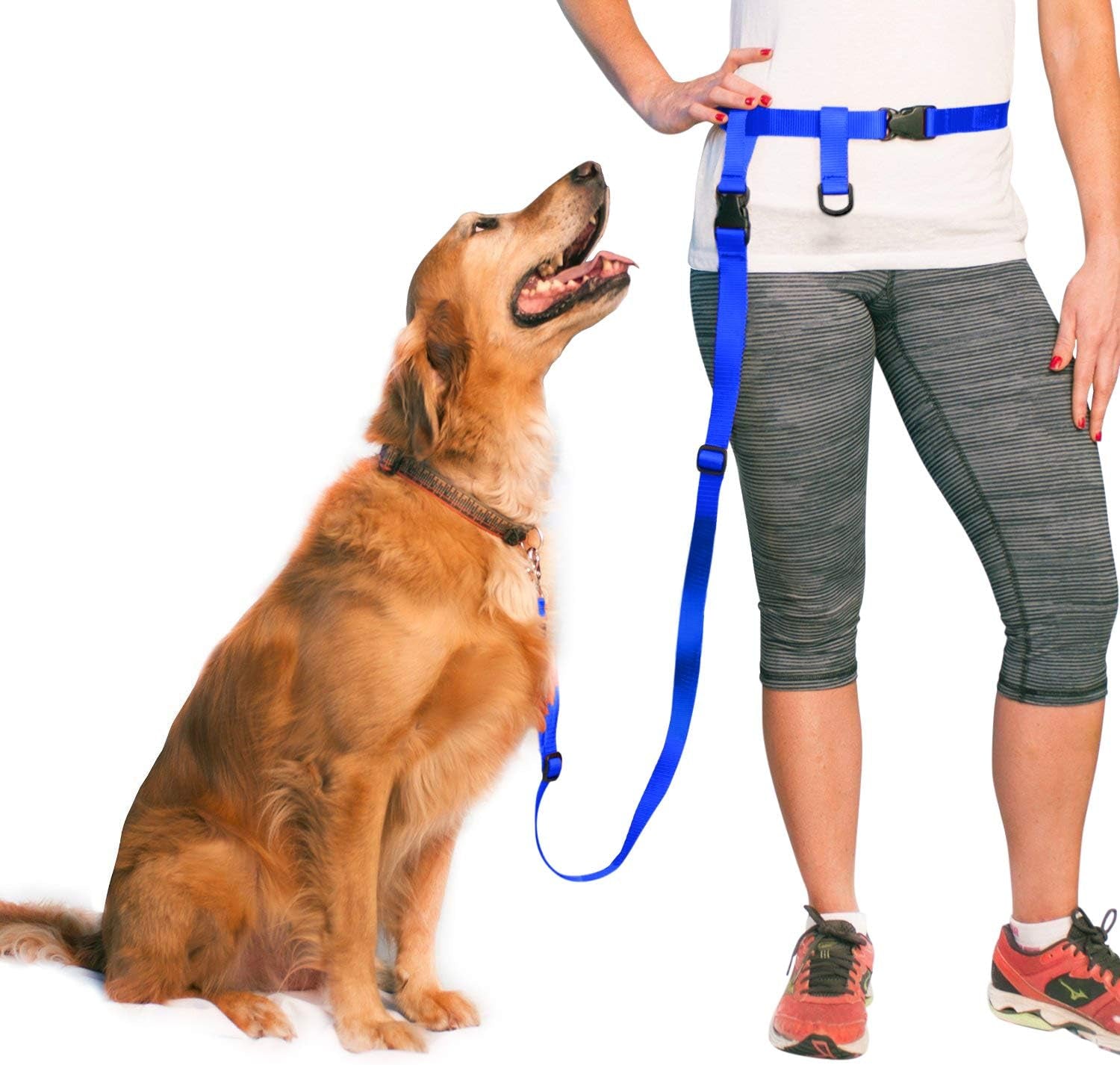 Upgrade Your Dog Walks with Our Hands-Free Leash! Perfect for Running, Jogging, and Training - Fits All Dog Sizes! 🇺🇸💙
